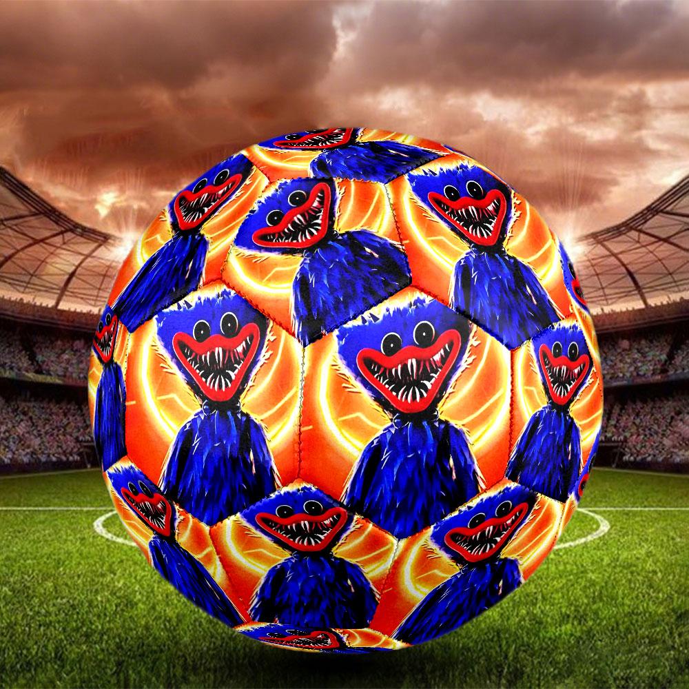 Мяч для футбола с принтом Хагги Вагги, Размер 5, Стандартный тренировочный мяч для спортивных игр и командных тренировок, Идеальный подарок для футбольных фанатов