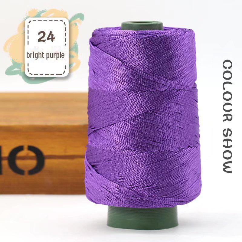 Легкая мерсеризованная хлопковая и льняная нить для шляп, обуви, сумок, подушек. Идеально подходит для изделий ручной работы с усовершенствованной шелковой нитью.