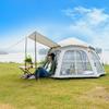 Палатка для кемпинга панорамная 2-в-1 с полным комплектом солнцезащитного козырька и функцией быстрого раскрытия