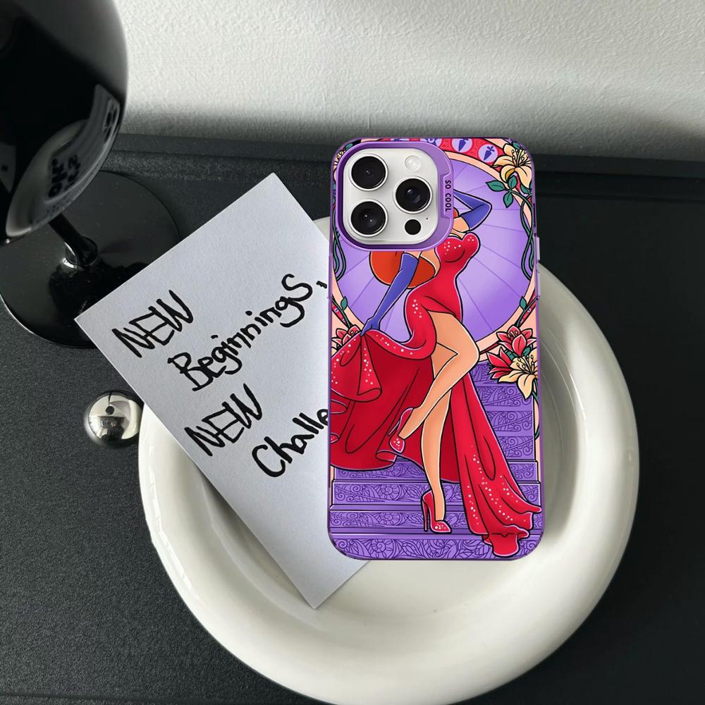 Сексуальный чехол для телефона Джессика Заяц для iPhone 16 15 14 13 12 11 Pro Max X XR XSMAX Матовый Ударопрочный Задний чехол
