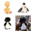 Amuse Hairy Animal Penguin Plush Figurine With Pp Cotton Filling For Kids Playroom