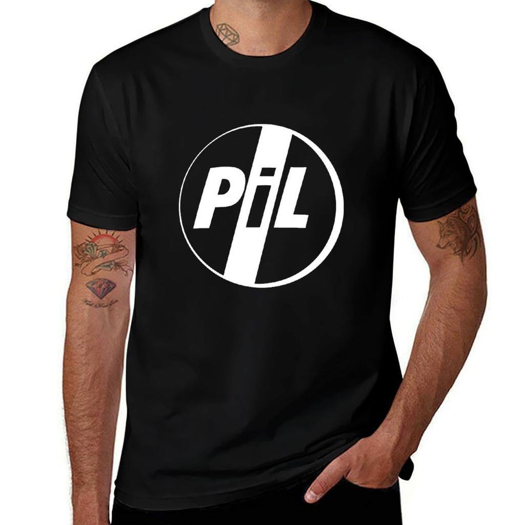 Public Image Limited White Vintage Tshirt Urban Style Casual Short Sleeve Top
