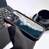 Модный Чехол для Телефона с Дизайном Океанского Пляжа Подходит для iPhone 17 16 15 14 13 12 11 Pro/Max/Plus Противоударный и Защищающий от Падений Задняя Крышка