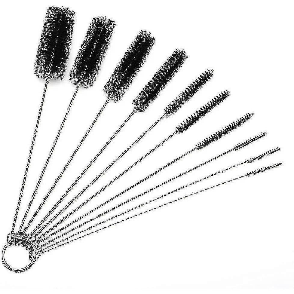 Kettle Spout Brush Pipe Cleaners Teapot Nozzle Brush Set, Black - RiRi