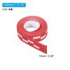 PATIKIL 450mm Table Tennis Side Ping Pong Edge Tape with Rubber and Blade Edge Protection for Paddle Red and Black Tape, 10-Piece Set, Rackets,