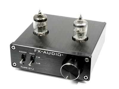 FX-AUDIO- TUBE-01J Вакуумно-ламповый предусилитель (Линейный усилитель) Оригинальная модель NFJ (черный)