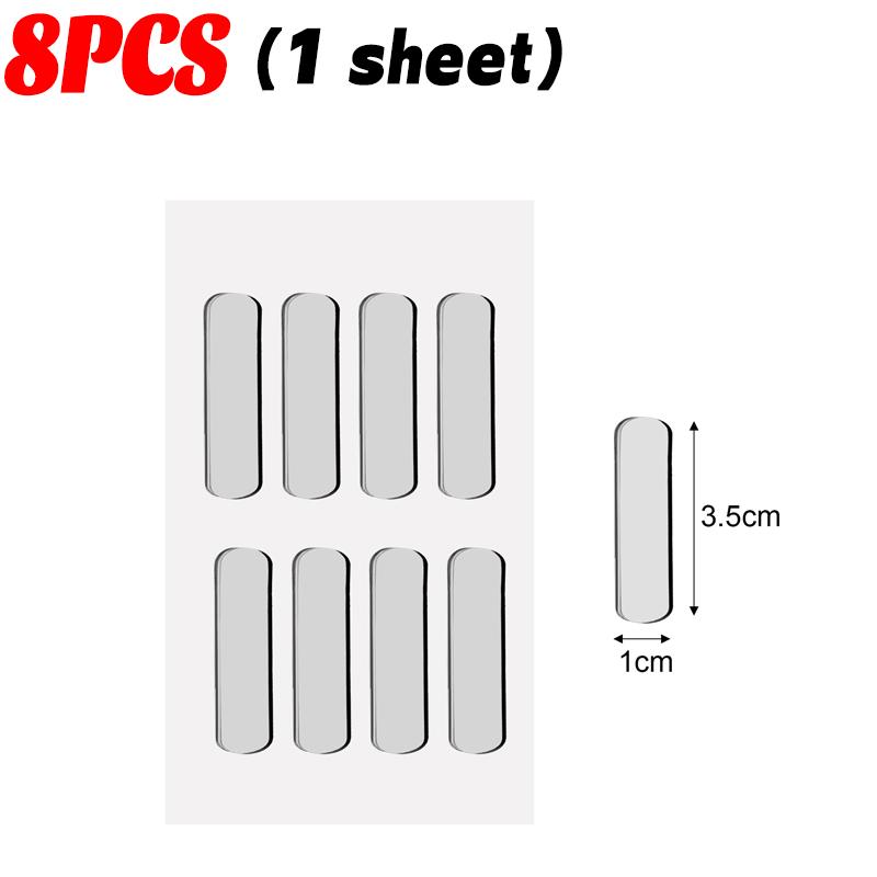 Silicone Self Adhesive Buffer Pads Refrigerator Anti-collision Strips Door Stop Furniture Cabinet Bumpers Wall Protection Pad