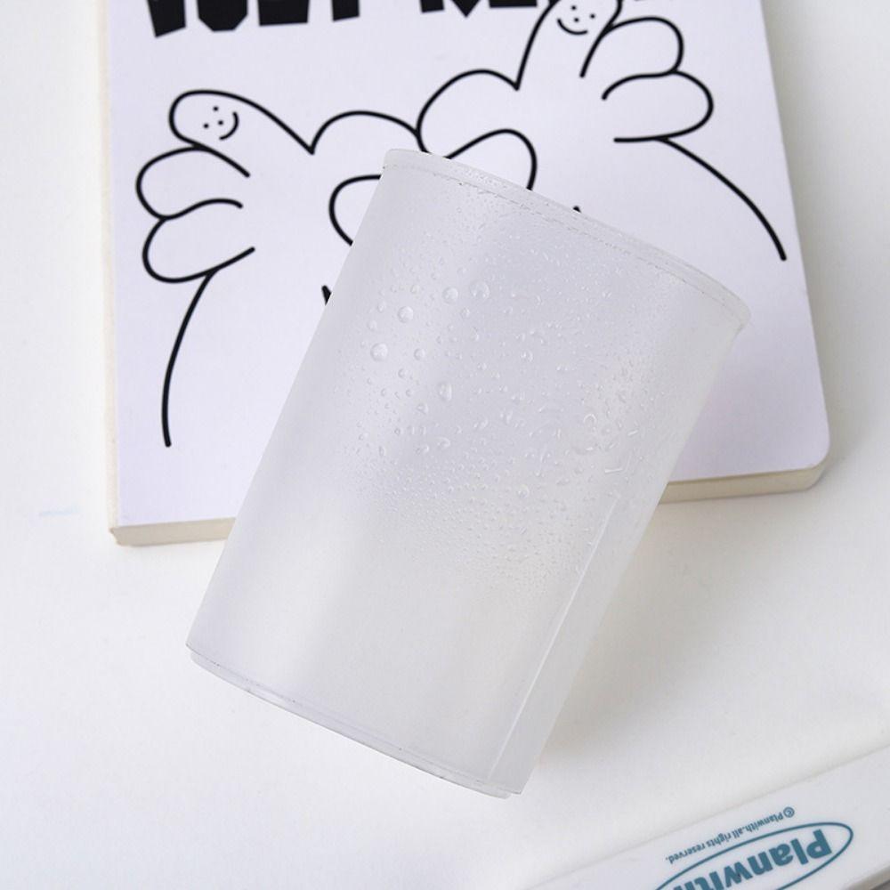 1 шт. Подставка для кистей, держатель для ручек, симпатичный настольный органайзер, матовый ящик для хранения косметики, минималистичный пластиковый держатель для карандашей