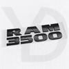 CVT3  ABS Car Fender Emblem Stickers for Dodge RAM1500 RAM2500 RAM3500 RAM 1500 2500 3500 Logo Rear Trunk Badge Decals Accessories