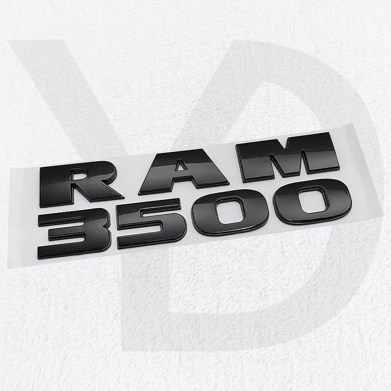CVT3 ABS Car Fender Emblem Stickers for Dodge RAM1500 RAM2500 RAM3500 RAM 1500 2500 3500 Logo Rear Trunk Badge Decals Accessories