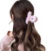 Faux Fur Hair Claw Fluffy Hair Barrettes Hairpins Crab Headwear  Autumn