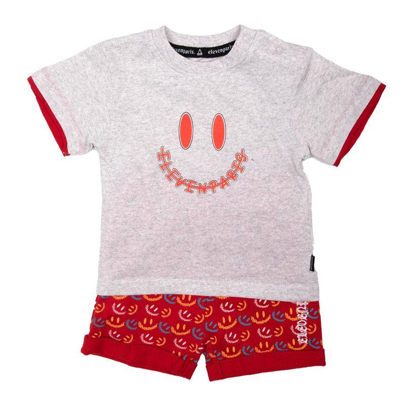 Комплект из шорт и футболки с принтом Ребенок, Малыш ELEVEN PARIS