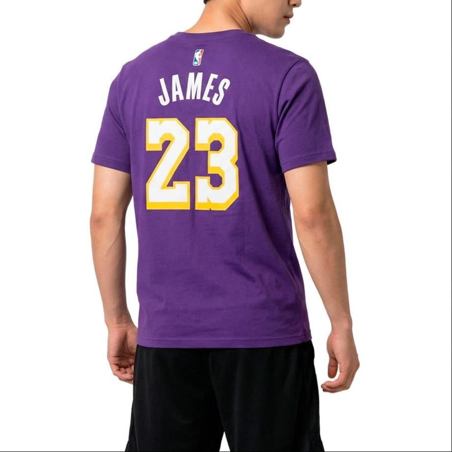 Nike NBA Statement Los Angeles Lakers Essentials T-Shirt 'Field Purple' Men's HV6272-504