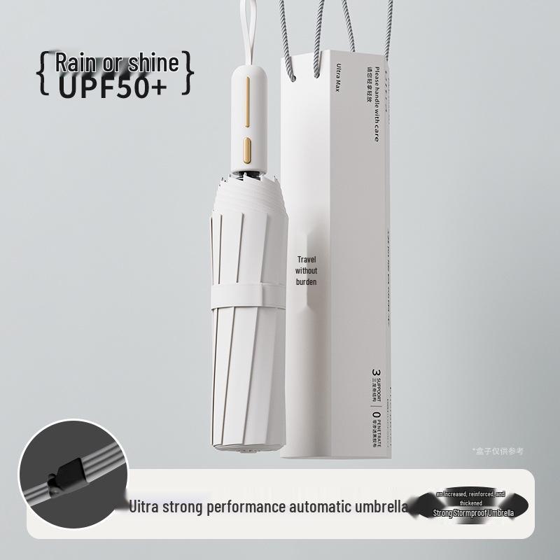 Автоматический складной зонт с 24 спицами, ветрозащитный, для мужчин, для дождя или солнца, с защитой от УФ-лучей