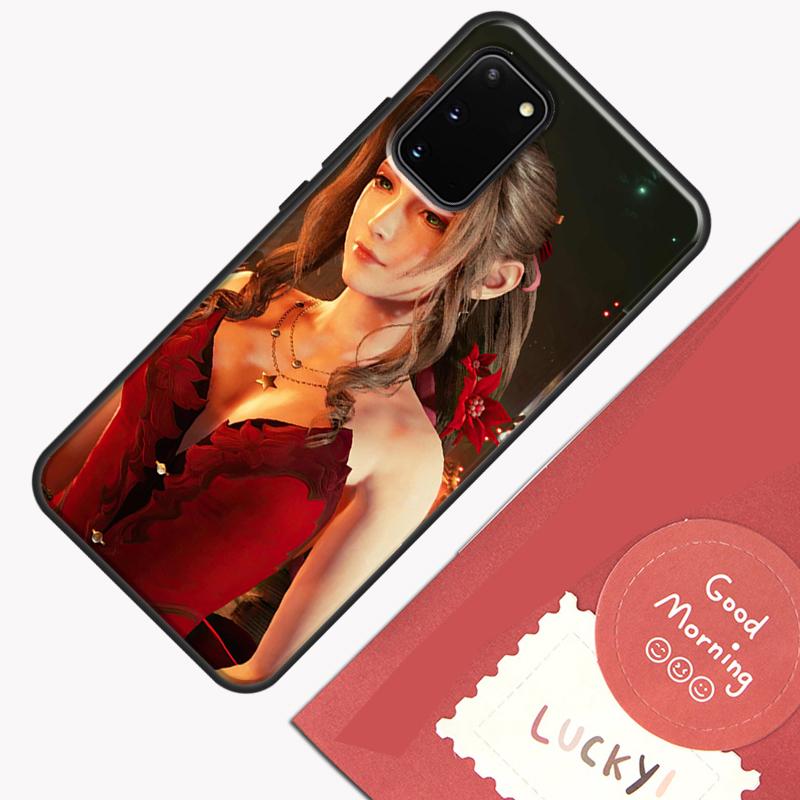 Aerith Gainsborough Final Fantasy Case For Samsung Galaxy S22 S21 S23 Ultra Note 20 S8 S9 S10 Note 10 Plus S20 FE Back Cover