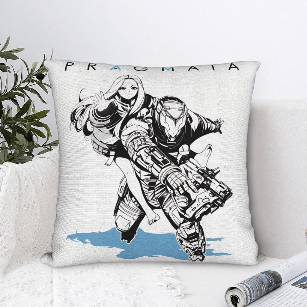 Vintage Pragmata Sci Fi Game Pillowcases Cute Funny Pillow Case For Sofa Home Decor Custom Pillow Cover