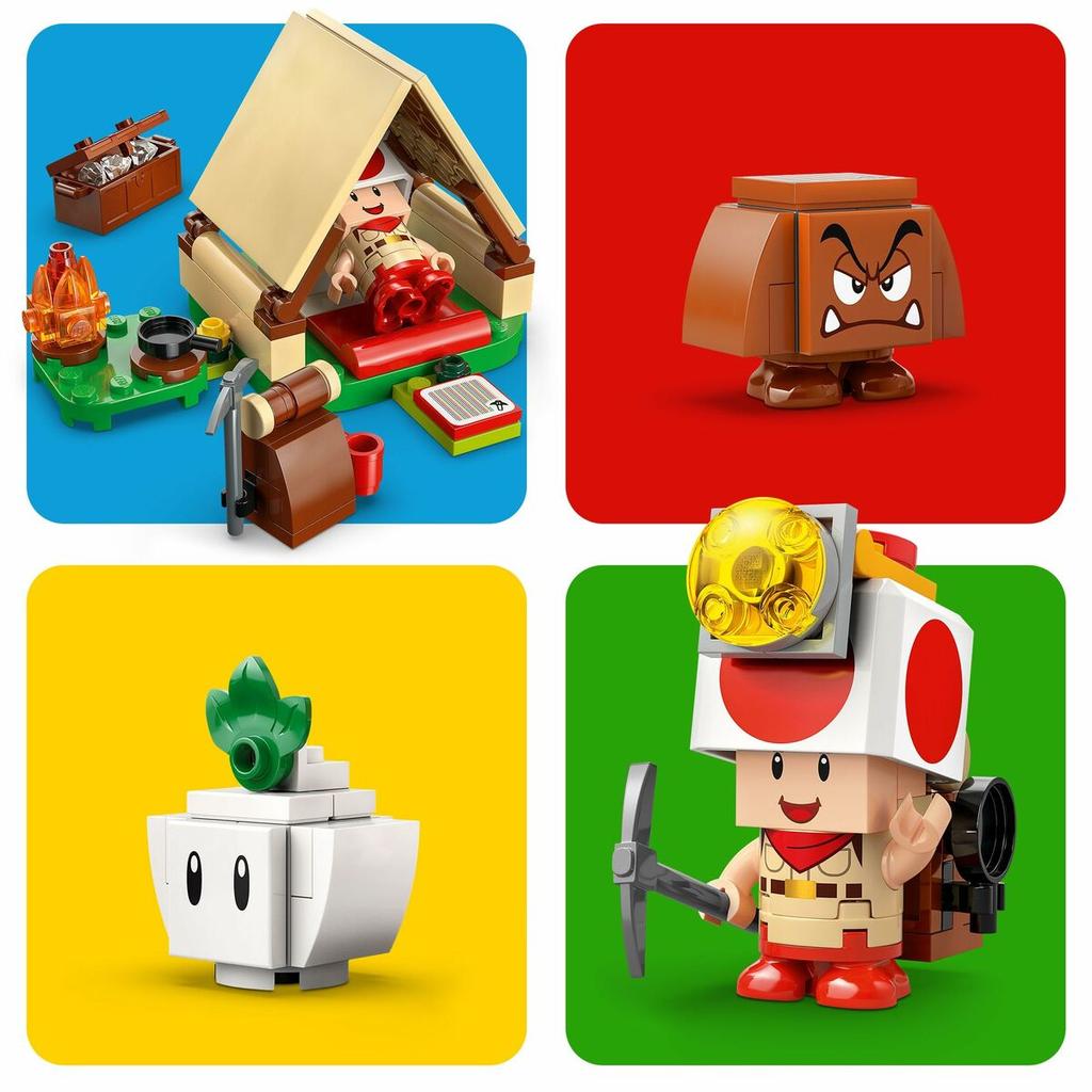 Construction set Lego 72040 Super Mario Captain Toad's Camp 159 Pieces