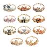 Bracelet Making Supplies DIY Woven Animal Kit, Handmade Fox Cat Deer Bird Kit Crafts, Floral Crochet Set for Beginners Adults Craft