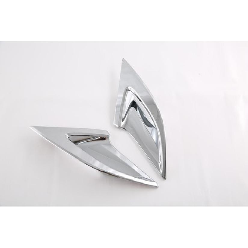 Front Fog Light Tail Lamp Lid Cover Trim For  Honda Accord 2pcs ABS Chrome