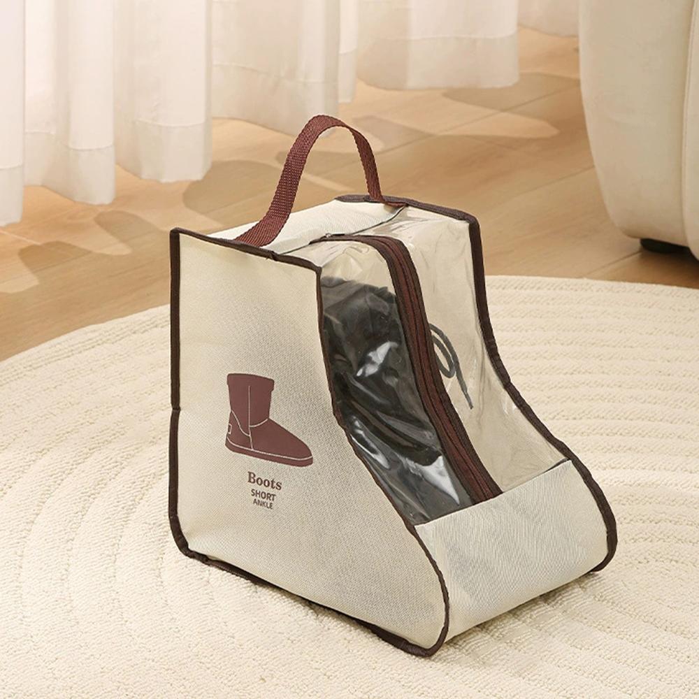 Shoe And Boot Dust Bag Travel Shoe Dust Cover Large Capacity Waterproof Portable Hand-Held Boot Storage Bag