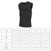 Men Padded Chest Rib Protector Vest Guard Quick Drying Protection Sports Shock Training Top