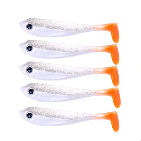 6,5 см/3 г искусственная приманка, имитирующая улов рыбы, хорошая прочность, силиконовая рыболовная приманка, весло, хвост, приманка, рыболовное оборудование