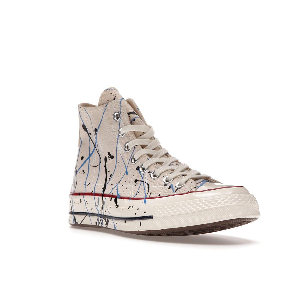 Converse Кроссовки унисекс Chuck 70 High Paint Splatter — Egret Cream Digital-Blue 170802C