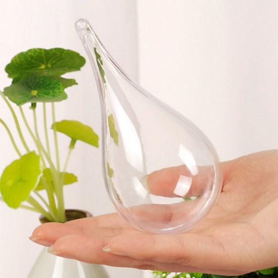 5 шт. елочные шары с отверстием, прозрачные небьющиеся каплевидные заполняемые прозрачные декоративные шары, подвесные украшения