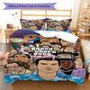GTA Legacy Bedding Quilt Set Quilt Cover Pillowcase Home Decoration Birthday Gift (1 * duvet cover + 2 * pillowcase, without core)