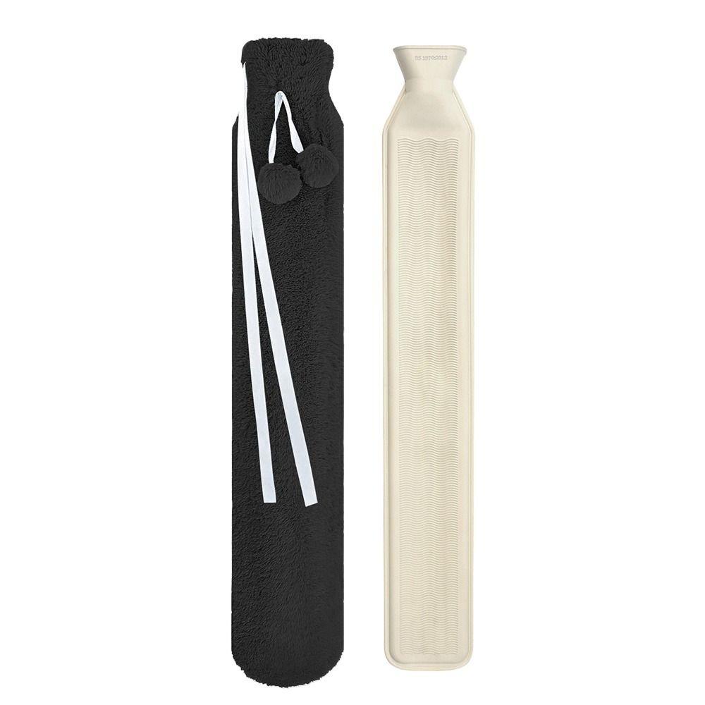 72cm Warm Water Bag Leak-proof Water-filled Waist Warmer Soft Long Hot Water Bottle Bag  Foot