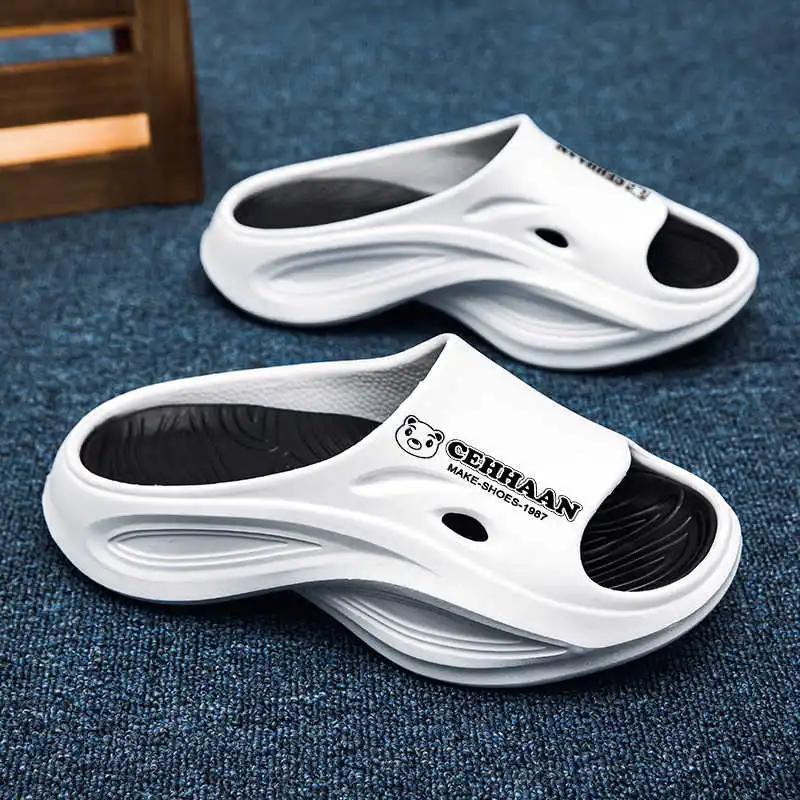 Модные Нескользящие Домашние Мужские Летние Сандалии Обувь Мужские Летние Тапочки Повседневные Теннисные Для Мужчин Кроссовки Спортивные Промышленная Строчка