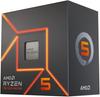 AMD Ryzen 5 Wraith Stealth Cooler 6 Cores 12 Threads 38MB 65W 3 Year Warranty 7600, 3.8GHz / 100-100001015BOX [Used]