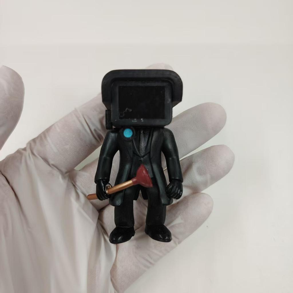 Оригинальная Фигурка Человек-Скибиди Туалет Человек-Камера Человек-ТВ Человек-Динамик Модель Фигурки Действия Украшения ПВХ Кукла Игрушка Забавный Подарок для Детей