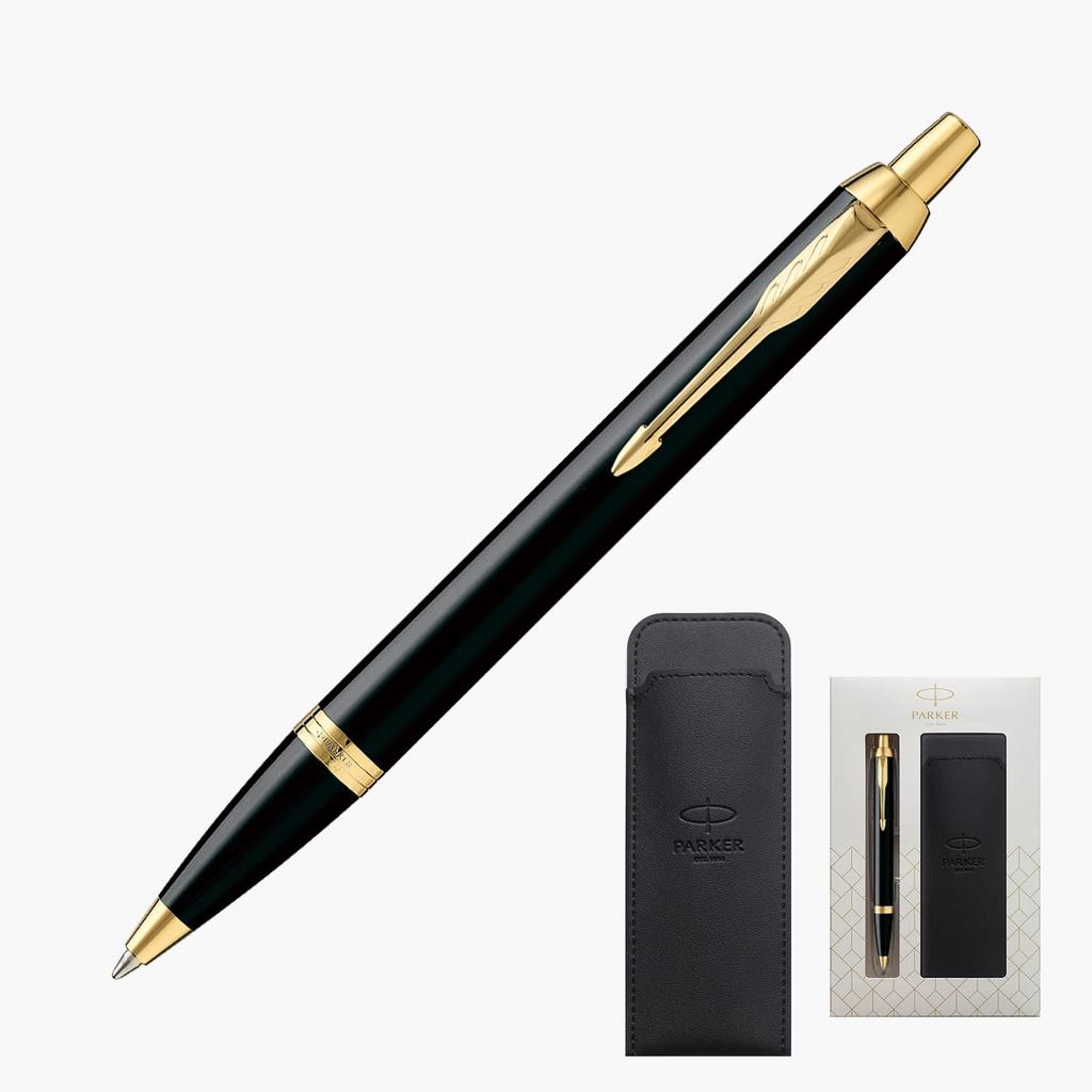PARKER IM Black GT Шариковая ручка Средний стержень с карандашом Подарочная коробка Официально 1975638 V1d Ручка, Перо, На масляной основе, Чехол, Набор, Импортный,