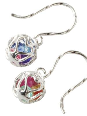 Клевер Амулет 10К Белое 10К Крючок Защита от Ноября Sa249 Серьги Четырехлистник, Золото, Золото, Серьги, Зло, Февраль, Май, Июль, Сентябрь,