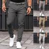 Men's Overalls Drawstring Multi Pocket Casual Pants Hiking Pants Cotton Twill Pants