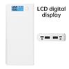 Держатель для 8 аккумуляторов 18650 LCD Экран USB Power Bank Аккумуляторный бокс Зарядное устройство для мобильного телефона DIY Корпус Чехол Зарядный накопительный кейс