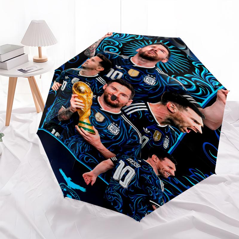 1pc M-messi Umbrella, Sun Protection, And UV Shielding. It Has Eight Sturdy Ribs for Outdoor Use And Perfect As a Holiday Gift