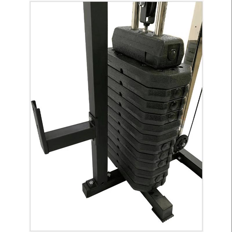 Wall-Mounted Multi-Functional Cable Crossover Gym