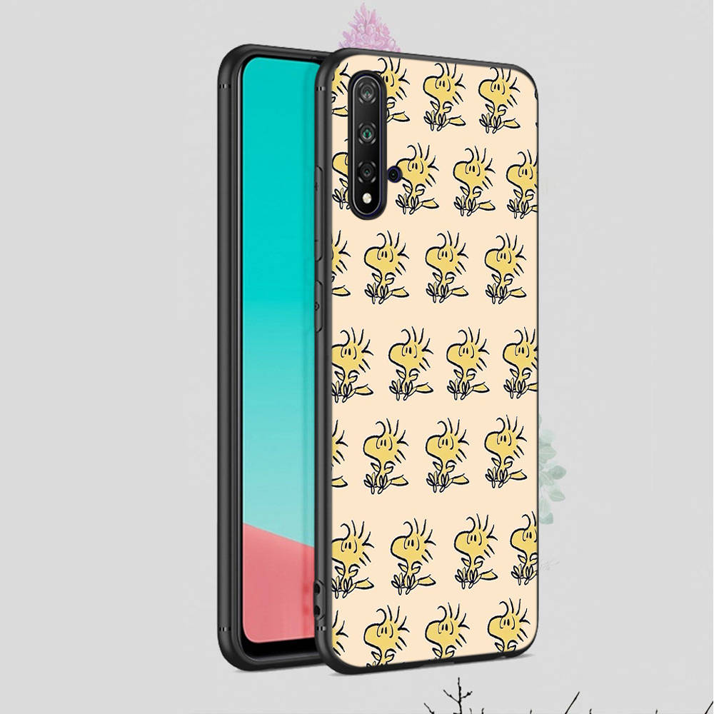 Чехол PT81 Snoopy Woodstock для OPPO Reno 8 6 5 4 Pro Find X3 A17 A31 A38 A40 A53 A54 A55 A74 A76 A78 A77 A80 A94 A95 A96 Lite, черный чехол Sofe