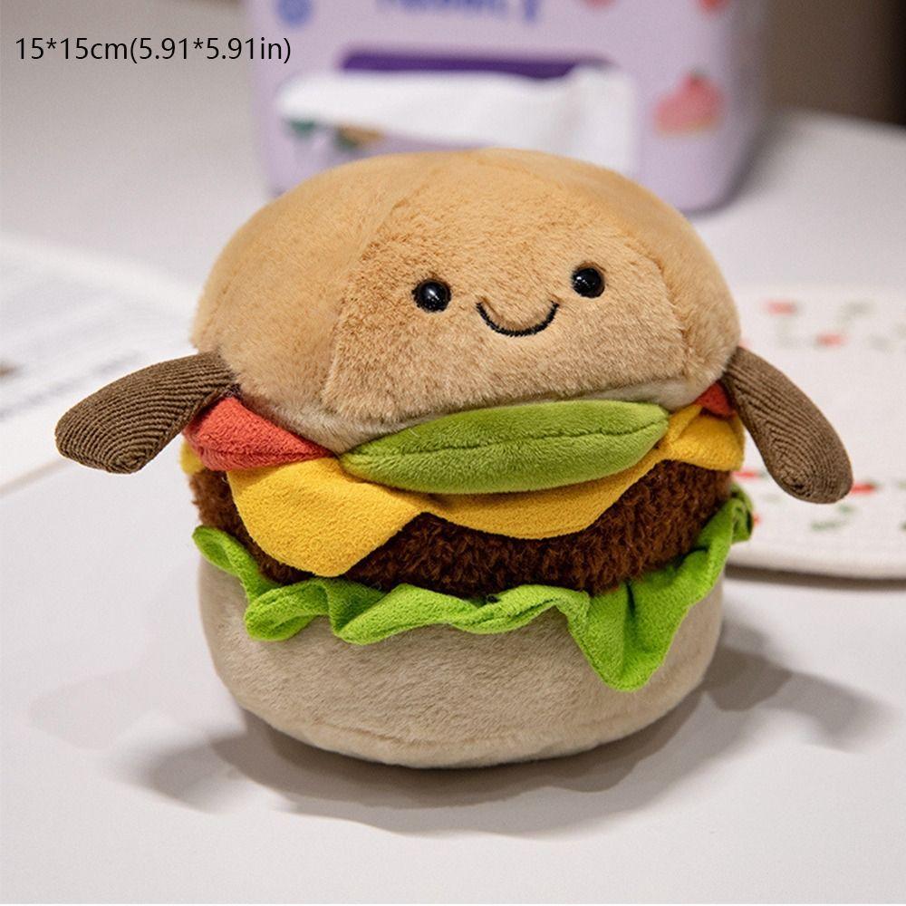 Мягкая игрушка «Бургер» из ПП, мягкая кукла, свадебный букет, подарочный букет, плюшевая игрушка