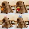 Backpack Capybara Designs Large Capacity Cartoon Animal Plush Doll Flower Bag