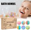 Heart Bath Bomb Bath Balls Handmade Organic Bath Bomb For Kids Girls Women, Natural Kids Bubble Bath Bomb Skin Fragrant Self Care 6PC