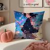 KKikis DDelivery SService Cushion Cover Pillowcase Short Plush Invisible zipper Room Sofa Cushion Cover