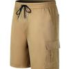 Fashion Men's New Large Size Sports Loose Work Shorts Multi-pocket Tie Rope Five-minute Shorts Male