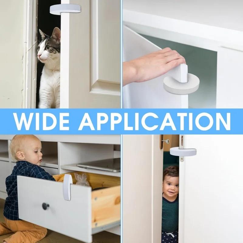 6 шт. Детский безопасный дверной стопор Защита мебели для новорожденных Защита от защемления рук Детский замок Защита от защемления пальцев Защита от хлопанья двери