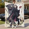 1pc magic broomstick wizard robe Outdoor Flannel Throw Blanket All Season Soft Warmth,Home Decor 1031244