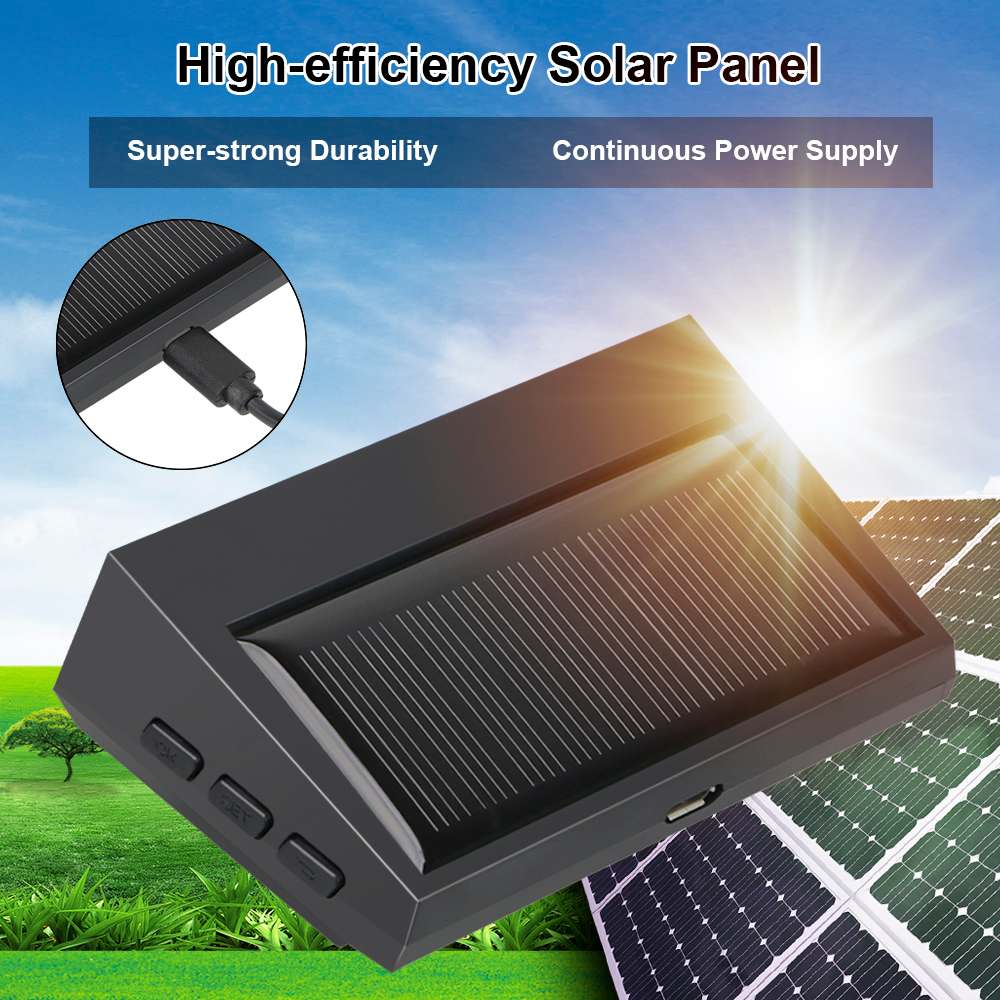 Universal Solar Energy 6 Tyre Sensor Solar TPMS Wireless Tire Pressure Monitoring System for Truck Bus RV Oversize Vehicle Car