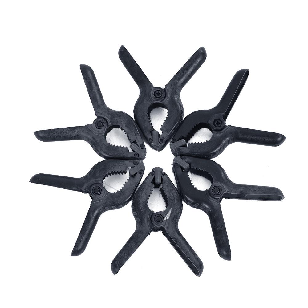 Andoer 6pcs Plastic Tight Clip Clamp Photographic Equipment Universal Use for Photography Studio