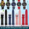 Для Swatch YCS YAS YGS Серия Irony YAS100G YIS402 Коровья кожа Телячья кожа Ремешок для часов Мужской Женский Браслет 17мм 19мм Синий Черный